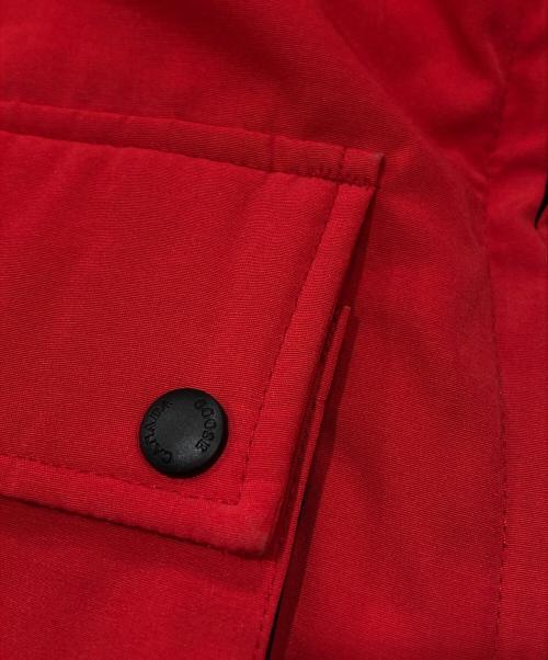 CANADA GOOSE（カナダグース）CANADA GOOSE (カナダグース) ダウンジャケット レッド サイズ:XLの古着・服飾アイテム