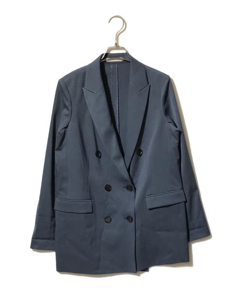 icB（アイシービー）icB (アイシービー) ダブルジャケット ネイビー サイズ:4の古着・服飾アイテム