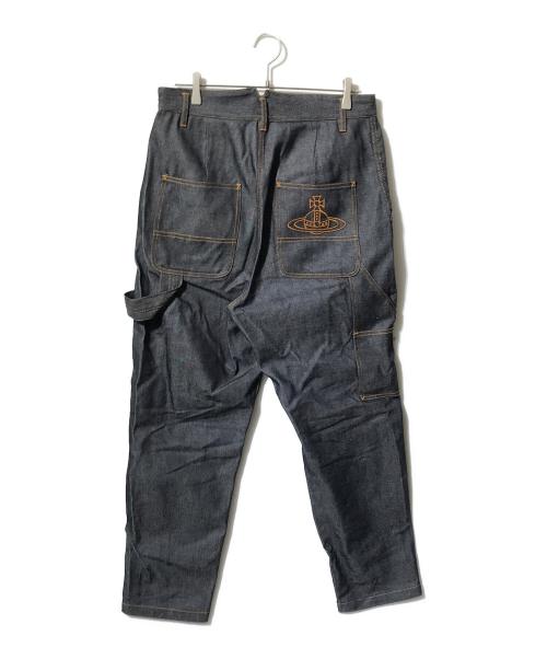 Vivienne Westwood man（ヴィヴィアン ウェストウッド マン）Vivienne Westwood man (ヴィヴィアン ウェストウッド マン) PAINTER DENIM TROUSER インディゴ サイズ:48の古着・服飾アイテム