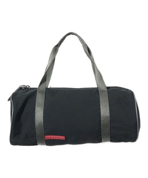 PRADA SPORTS（プラダスポーツ）PRADA SPORTS (プラダスポーツ) ナイロンミニボストンバッグ ブラック×グレーの古着・服飾アイテム