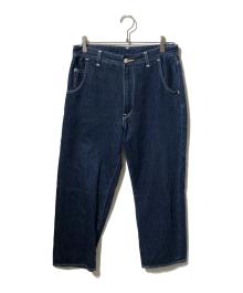 LEVI'S RED（リーバイス レッド）の古着「クロップドワイドレッグデニム」｜インディゴ