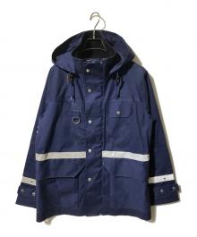 COMME des GARCONS JUNYA WATANABE MAN×MACKINTOSH（コム デ ギャルソン ジュンヤ ワタナベ マン×マッキントッシュ）の古着「ゴム引きコート」｜ネイビー