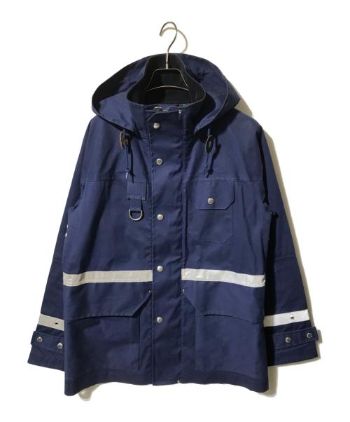 COMME des GARCONS JUNYA WATANABE MAN（コム デ ギャルソン ジュンヤ ワタナベ マン）COMME des GARCONS JUNYA WATANABE MAN (コム デ ギャルソン ジュンヤ ワタナベ マン) MACKINTOSH (マッキントッシュ) ゴム引きコート ネイビー サイズ:Mの古着・服飾アイテム