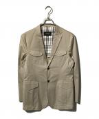 BURBERRY BLACK LABELバーバリーブラックレーベル）の古着「テーラードジャケット/ビジネスジャケット」｜ベージュ