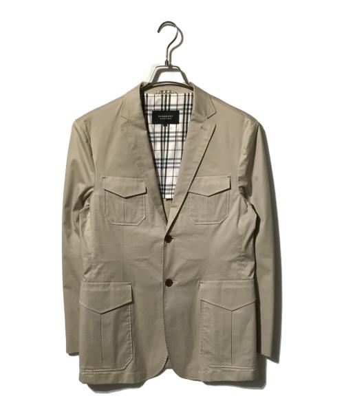 BURBERRY BLACK LABEL（バーバリーブラックレーベル）BURBERRY BLACK LABEL (バーバリーブラックレーベル) テーラードジャケット/ビジネスジャケット ベージュ サイズ:Lの古着・服飾アイテム