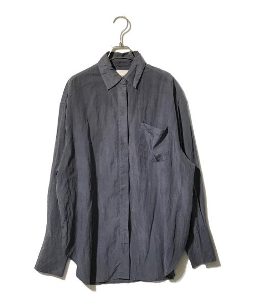 TODAYFUL（トゥデイフル）TODAYFUL (トゥデイフル) シルキーポケットシャツ グレー サイズ:FREEの古着・服飾アイテム