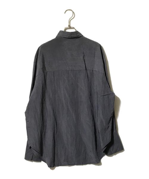 TODAYFUL（トゥデイフル）TODAYFUL (トゥデイフル) シルキーポケットシャツ グレー サイズ:FREEの古着・服飾アイテム