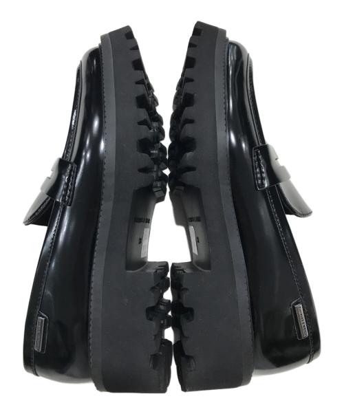 CHARLES & KEITH（チャールズアンドキース）CHARLES & KEITH (チャールズアンドキース) カバードリッジソール ローファー ブラック サイズ:38の古着・服飾アイテム