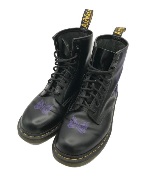 Dr.Martens（ドクターマーチン）Dr.Martens (ドクターマーチン) Needles (ニードルズ) 8ホールブーツ ブラック サイズ:UK6の古着・服飾アイテム