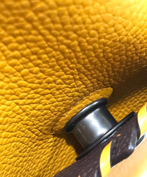 COACH（コーチ）COACH (コーチ) Lora Bucket Bag With Whipstitch Detail/2wayバッグ オレンジの古着・服飾アイテム