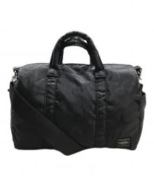 PORTER（ポーター）の古着「2WAY SHORT BOSTON BAG/ボストンバッグ」｜ブラック