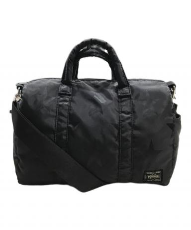 PORTER  コラボボストンバッグ ブラック　廃盤品　レア商品 中古・古着通販】PORTER (ポーター) 2WAY SHORT BOSTON BAG/ボストン