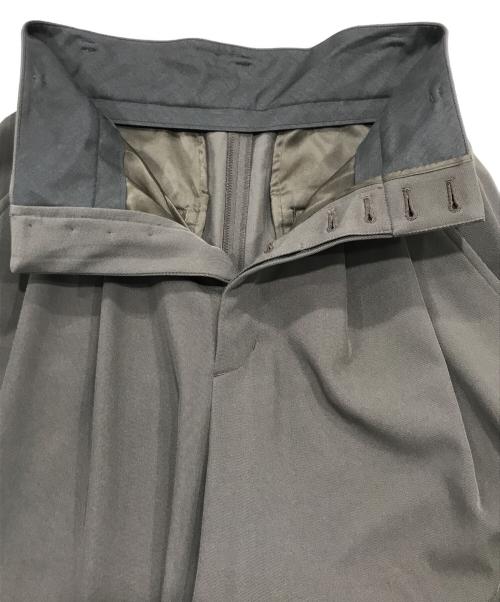 Noble（ノーブル）Noble (ノーブル) フローツイルダブルタックワイドパンツ ブラウン サイズ:38の古着・服飾アイテム