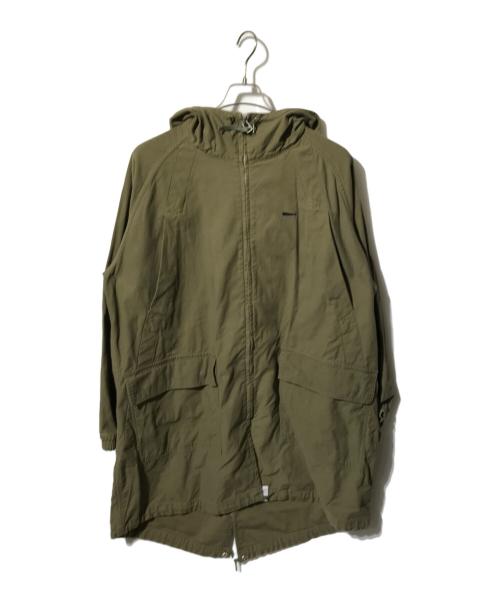 DESCENDANT（ディセンダント）DESCENDANT (ディセンダント) SMOCK / SATIN JACKET グリーン サイズ:3の古着・服飾アイテム