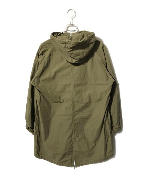 DESCENDANT（ディセンダント）DESCENDANT (ディセンダント) SMOCK / SATIN JACKET グリーン サイズ:3の古着・服飾アイテム