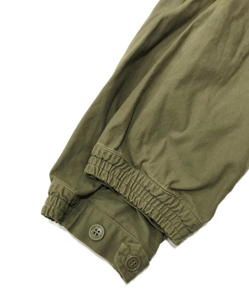 DESCENDANT（ディセンダント）DESCENDANT (ディセンダント) SMOCK / SATIN JACKET グリーン サイズ:3の古着・服飾アイテム