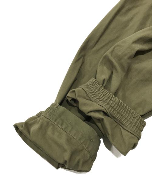 DESCENDANT（ディセンダント）DESCENDANT (ディセンダント) SMOCK / SATIN JACKET グリーン サイズ:3の古着・服飾アイテム