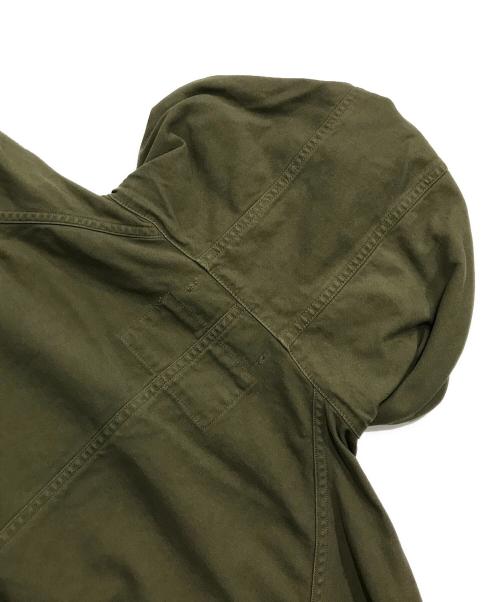DESCENDANT（ディセンダント）DESCENDANT (ディセンダント) SMOCK / SATIN JACKET グリーン サイズ:3の古着・服飾アイテム