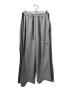 BORNTOWIN（ボーントゥウィン）の古着「BIG CHROME B LOGO TRACK LINE WIDE PANTS」｜グレー