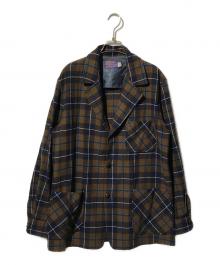PENDLETON（ペンドルトン）の古着「3Bウールジャケット」｜ブラウン