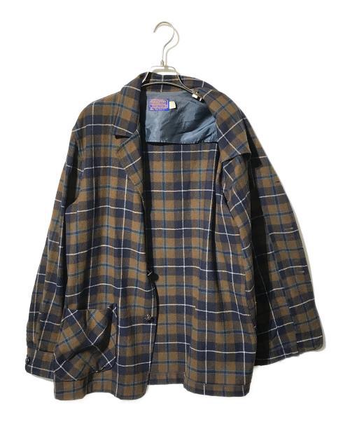 PENDLETON（ペンドルトン）PENDLETON (ペンドルトン) 3Bウールジャケット ブラウン サイズ:Mの古着・服飾アイテム
