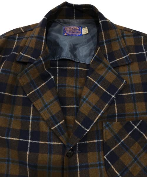 PENDLETON（ペンドルトン）PENDLETON (ペンドルトン) 3Bウールジャケット ブラウン サイズ:Mの古着・服飾アイテム