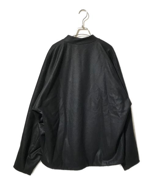 JIL SANDER（ジルサンダー）JIL SANDER (ジルサンダー) ウールメルトン パデット ボンバージャケット ブラック サイズ:50の古着・服飾アイテム