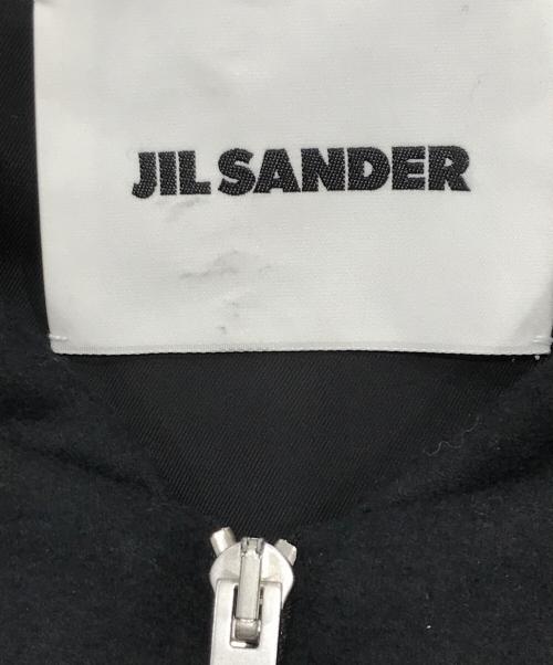JIL SANDER（ジルサンダー）JIL SANDER (ジルサンダー) ウールメルトン パデット ボンバージャケット ブラック サイズ:50の古着・服飾アイテム