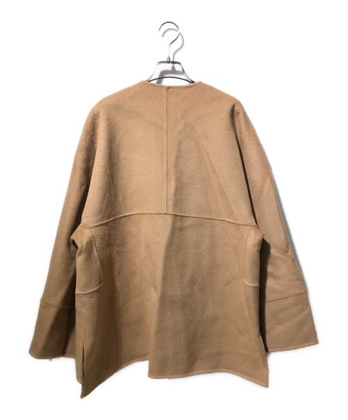 St.cecilia（セントセシリア）St.cecilia (セントセシリア) リバーウールコート ブラウン サイズ:表記なしの古着・服飾アイテム