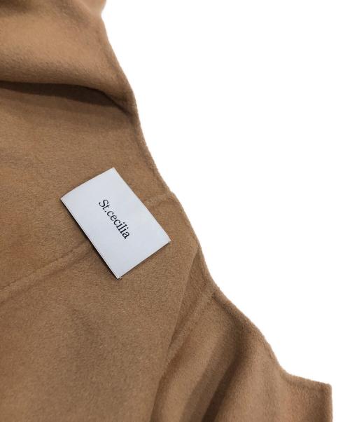 St.cecilia（セントセシリア）St.cecilia (セントセシリア) リバーウールコート ブラウン サイズ:表記なしの古着・服飾アイテム