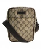 GUCCIグッチ）の古着「GGプラス ショルダーバッグ」｜ブラウン