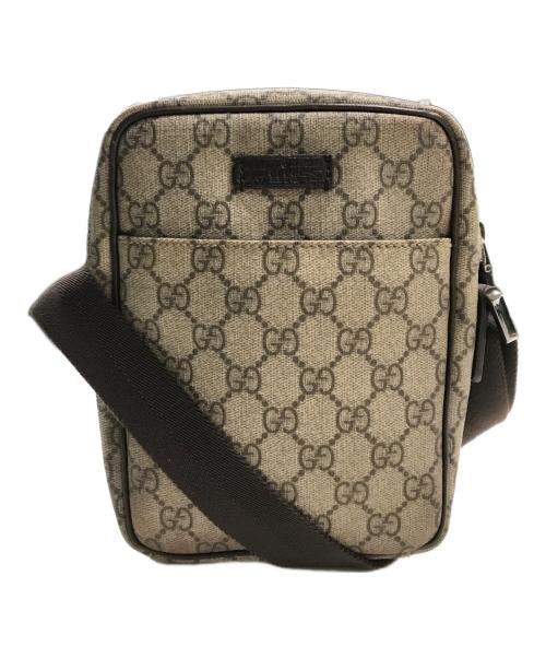 GUCCI（グッチ）GUCCI (グッチ) GGプラス ショルダーバッグ ブラウンの古着・服飾アイテム