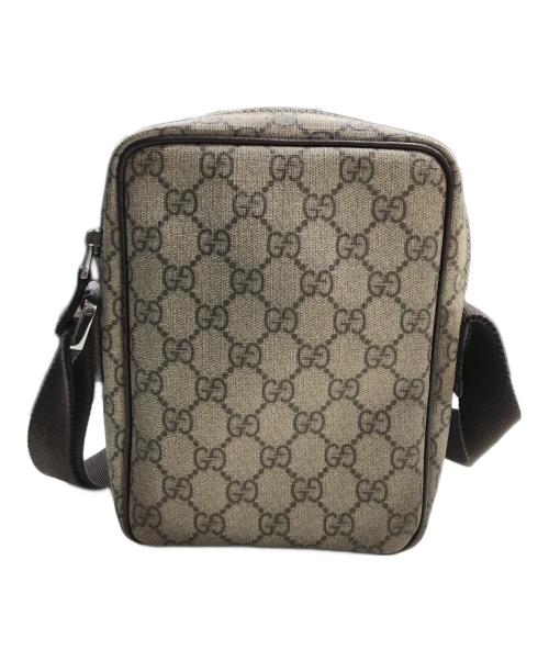 GUCCI（グッチ）GUCCI (グッチ) GGプラス ショルダーバッグ ブラウンの古着・服飾アイテム