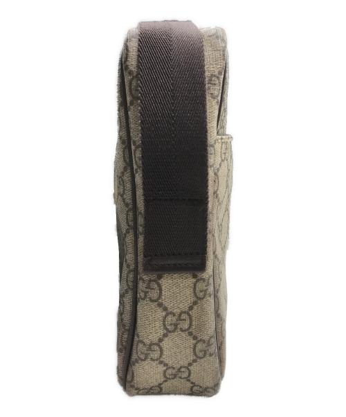 GUCCI（グッチ）GUCCI (グッチ) GGプラス ショルダーバッグ ブラウンの古着・服飾アイテム
