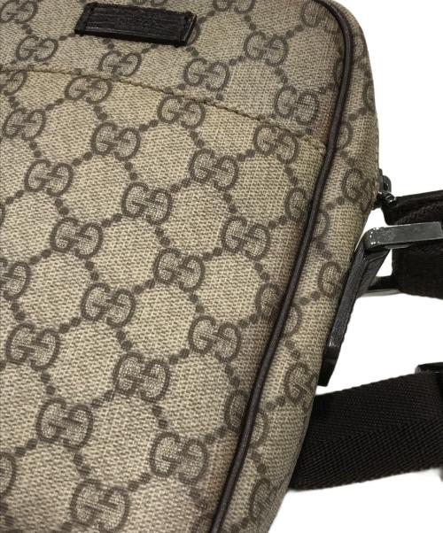 GUCCI（グッチ）GUCCI (グッチ) GGプラス ショルダーバッグ ブラウンの古着・服飾アイテム