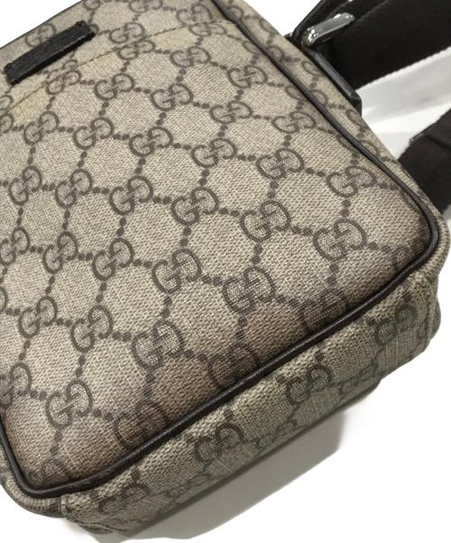 GUCCI（グッチ）GUCCI (グッチ) GGプラス ショルダーバッグ ブラウンの古着・服飾アイテム