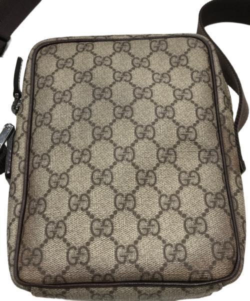 GUCCI（グッチ）GUCCI (グッチ) GGプラス ショルダーバッグ ブラウンの古着・服飾アイテム