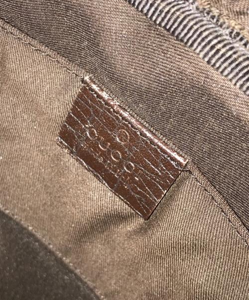 GUCCI（グッチ）GUCCI (グッチ) GGプラス ショルダーバッグ ブラウンの古着・服飾アイテム