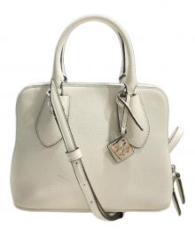 TORY BURCH（トリーバーチ）の古着「スウィング ミニレザーバッグ」｜ホワイト
