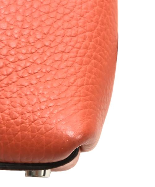 TOD'S（トッズ）TOD'S (トッズ) Tタイムレスレザーマイクロショルダーバッグ オレンジの古着・服飾アイテム