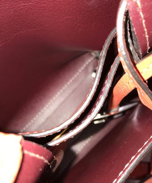 TOD'S（トッズ）TOD'S (トッズ) Tタイムレスレザーマイクロショルダーバッグ オレンジの古着・服飾アイテム