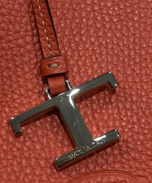 TOD'S（トッズ）TOD'S (トッズ) Tタイムレスレザーマイクロショルダーバッグ オレンジの古着・服飾アイテム