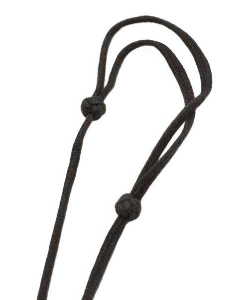 HERMES（エルメス）HERMES (エルメス) Hエキップ バッファローホーンペンダント/ネックレス ブラウン×ブルーの古着・服飾アイテム