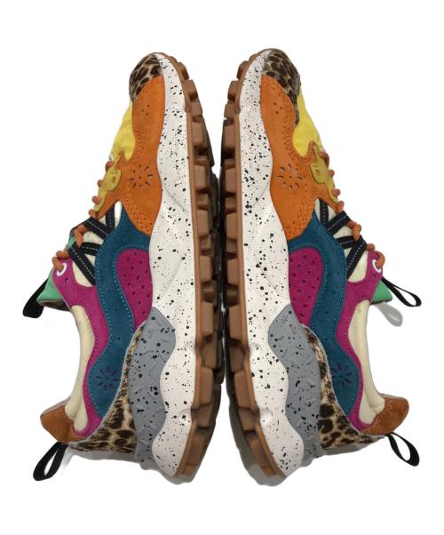Flower MOUNTAIN（フラワーマウンテン）Flower MOUNTAIN (フラワーマウンテン) ローカットスニーカー イエロー×オレンジ サイズ:US9.5/UK8.5/27.5㎝の古着・服飾アイテム