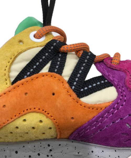 Flower MOUNTAIN（フラワーマウンテン）Flower MOUNTAIN (フラワーマウンテン) ローカットスニーカー イエロー×オレンジ サイズ:US9.5/UK8.5/27.5㎝の古着・服飾アイテム