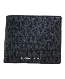 MICHAEL KORS（マイケルコース）の古着「2つ折り財布」｜ネイビー