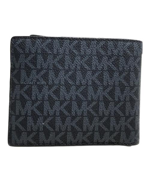 MICHAEL KORS（マイケルコース）MICHAEL KORS (マイケルコース) 2つ折り財布 ネイビーの古着・服飾アイテム