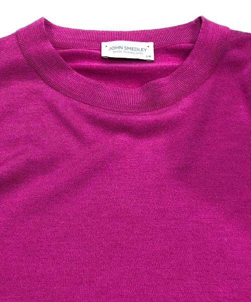JOHN SMEDLEY（ジョンスメドレー）JOHN SMEDLEY (ジョンスメドレー) クルーネックニット パープル サイズ:SMの古着・服飾アイテム