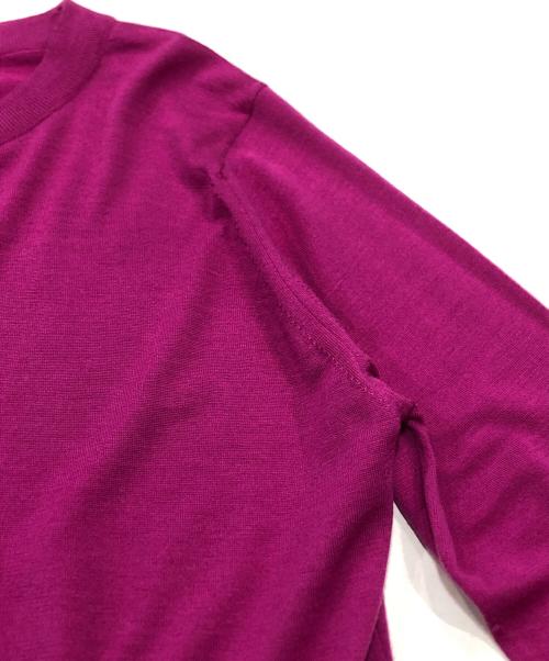JOHN SMEDLEY（ジョンスメドレー）JOHN SMEDLEY (ジョンスメドレー) クルーネックニット パープル サイズ:SMの古着・服飾アイテム