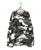 SUPREMEシュプリーム）の古着「スノーカモ柄カットソー」｜ホワイト×グレー